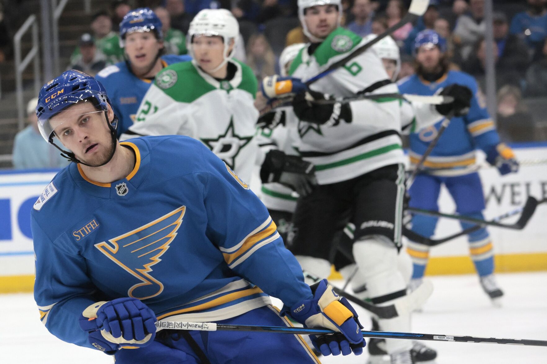 Blues host Stars